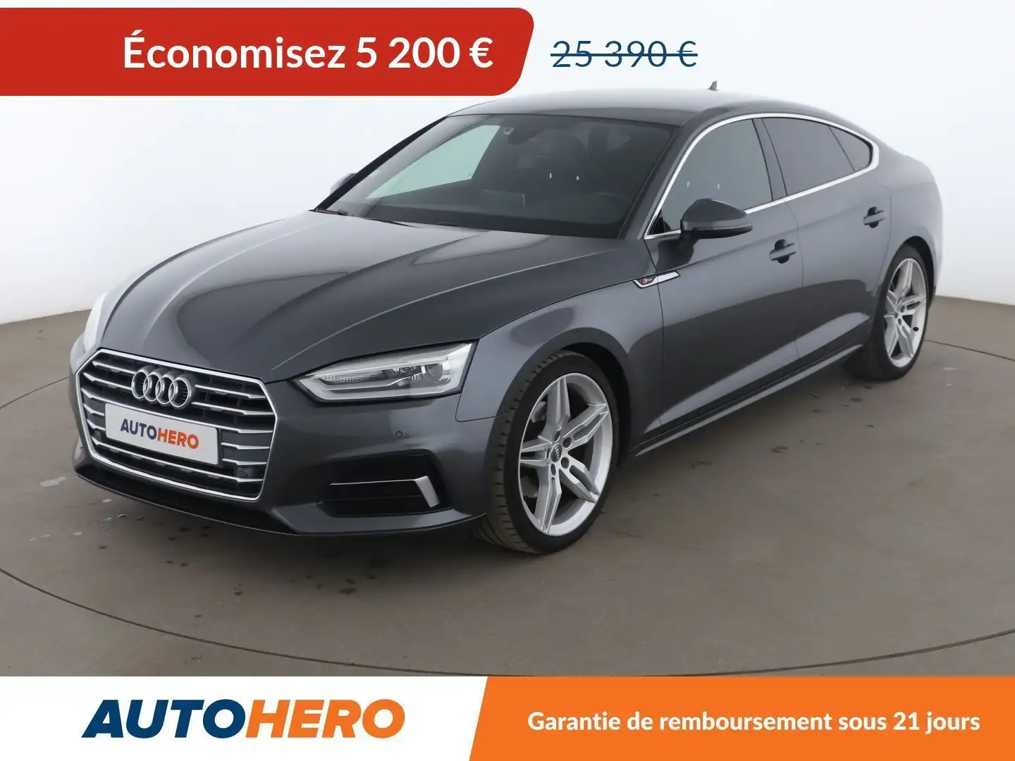 Audi A5 35 TFSI S Line S Tronic 7 Gris - 1
