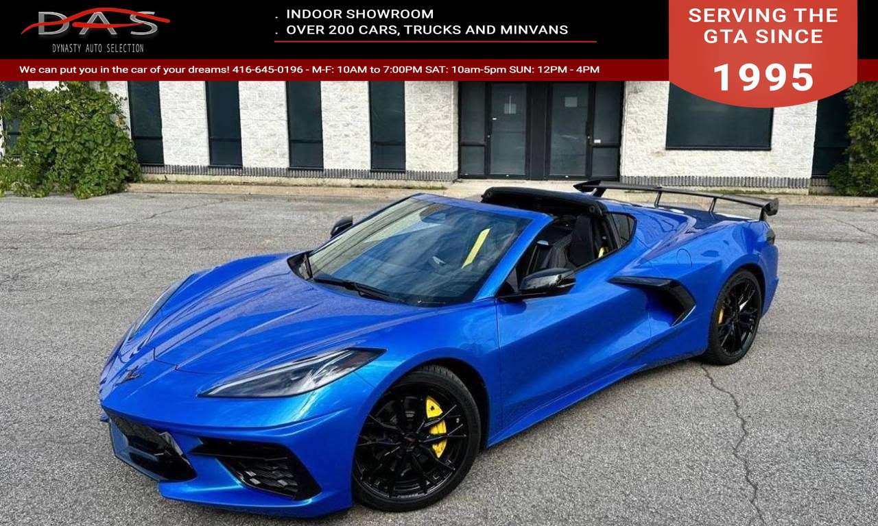 2026 Chevrolet Corvette 2dr Stingray Cpe | One Owner |Clean Carfax | OEM Performance Exhaust | Front PPF