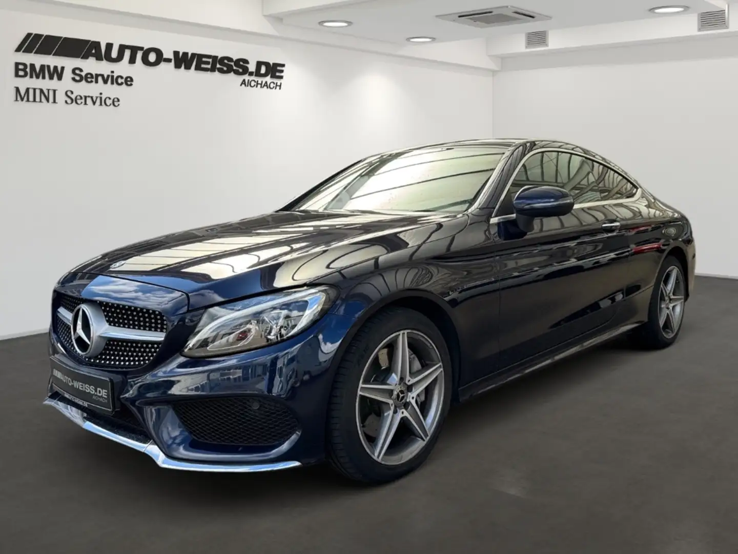 Mercedes-Benz C 250 Coupe dA 4WD AMG-SPORT+PANO+NAVI+PDC+AHK+ Blau - 1