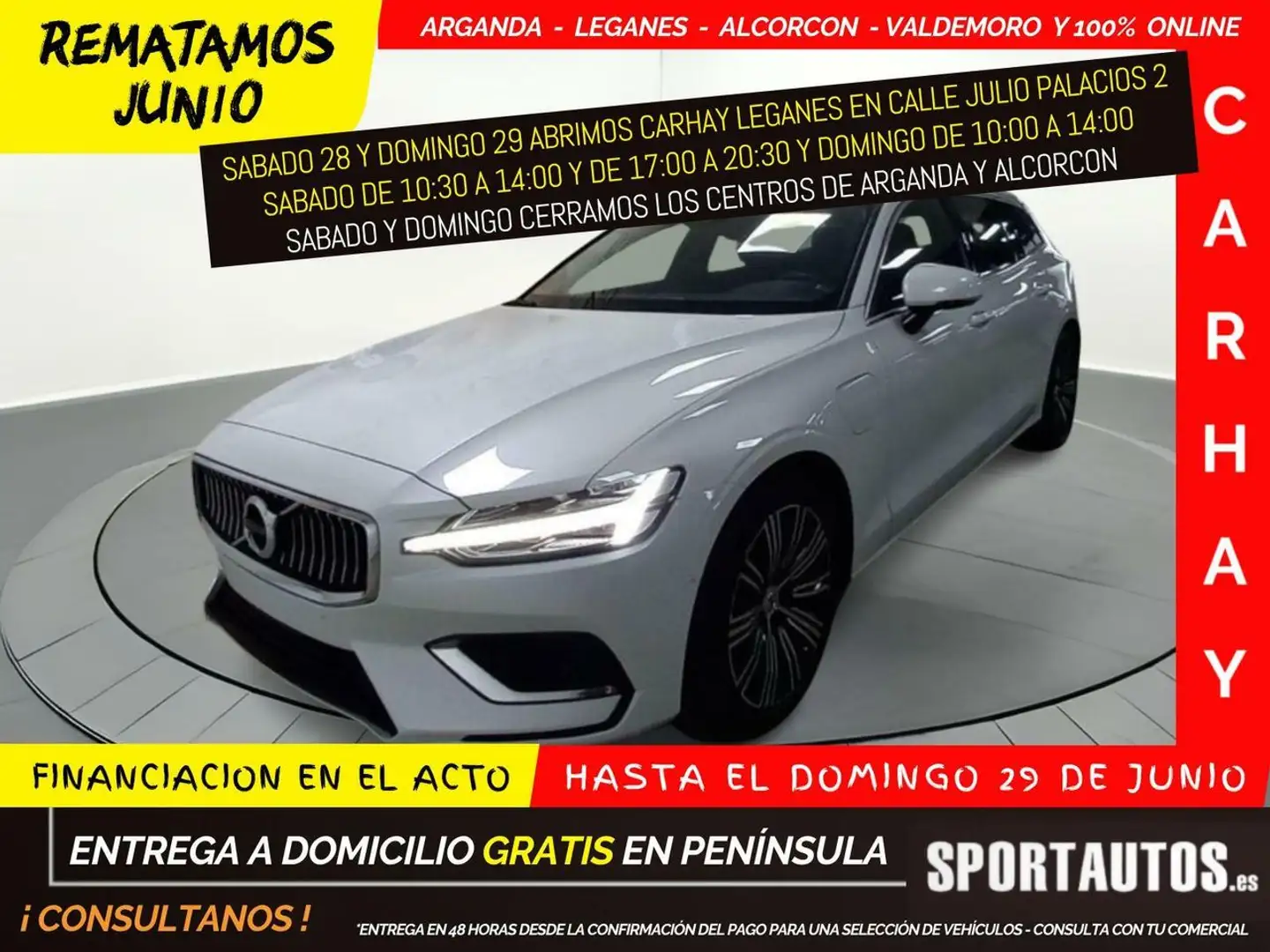 Volvo V60 2.0 T8 AWD PHEV INSCRIPTION GE Wit - 1