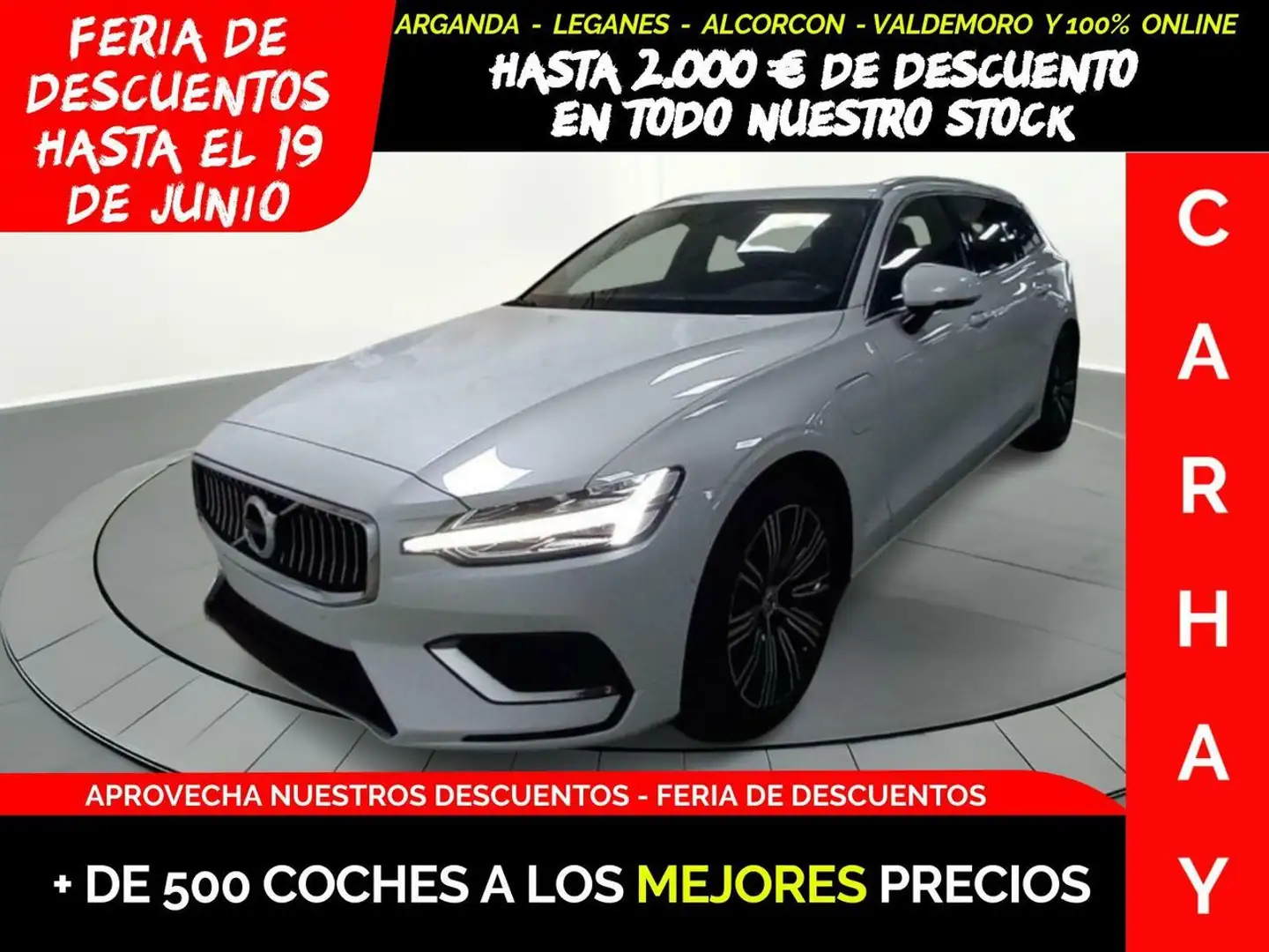Volvo V60 2.0 T8 AWD PHEV INSCRIPTION GE Weiß - 1
