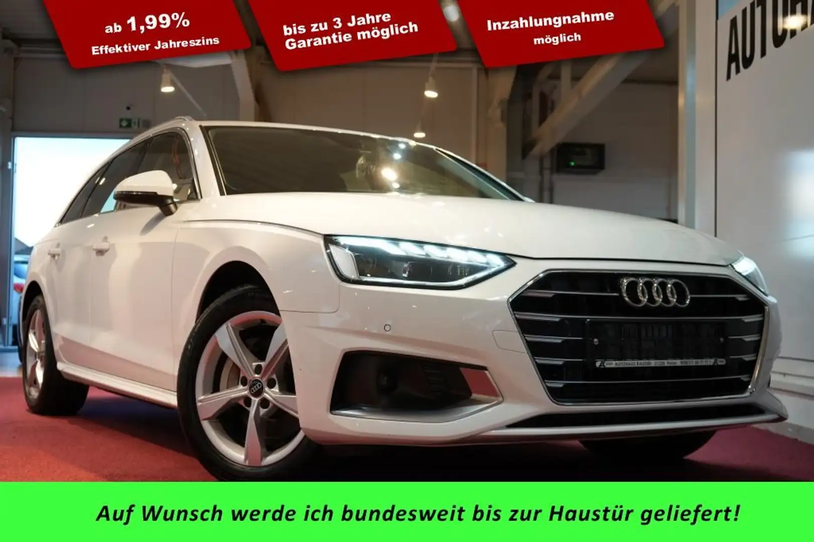 Audi A4 Avant 40 TFSI advanced *LED*Navi*Virtual*ACC* Blanc - 1