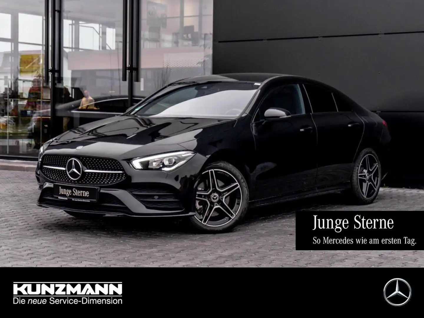 Mercedes-Benz CLA 250 e Coupé AMG Night MBUX Navi Kamera Zwart - 1