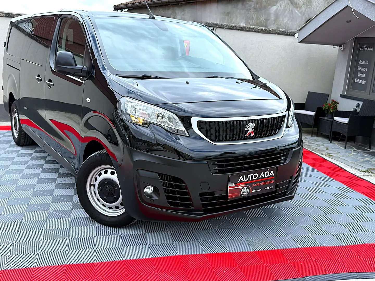 Peugeot Expert Expert 2.0 BlueHDi L3 Long--6 PLACES--AIRCO--GPS-- Noir - 1