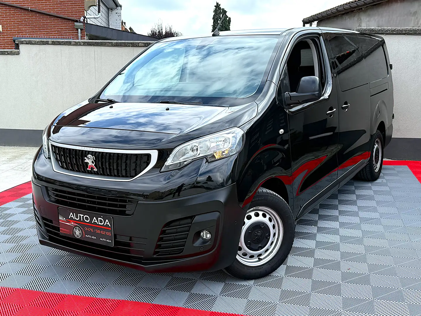 Peugeot Expert Expert 2.0 BlueHDi L3 Long--6 PLACES--AIRCO--GPS-- Noir - 2