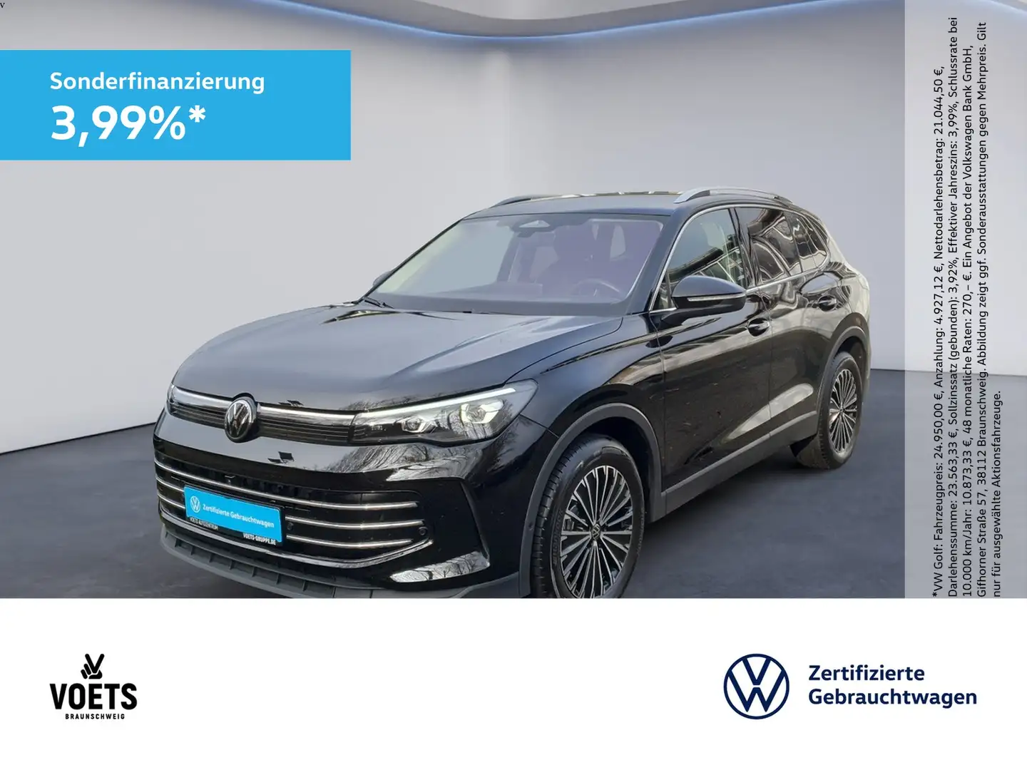 Volkswagen Tiguan Elegance 2.0 TDI DSG MATRIX-LED+HuD+AreaView Schwarz - 1