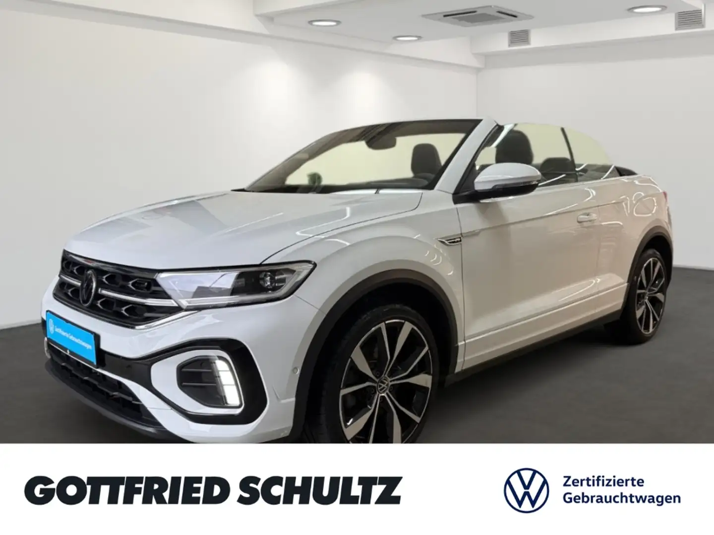 Volkswagen T-Roc Cabriolet 1.5 TSI DSG NAV KAMERA SHZ R-Line Weiß - 1