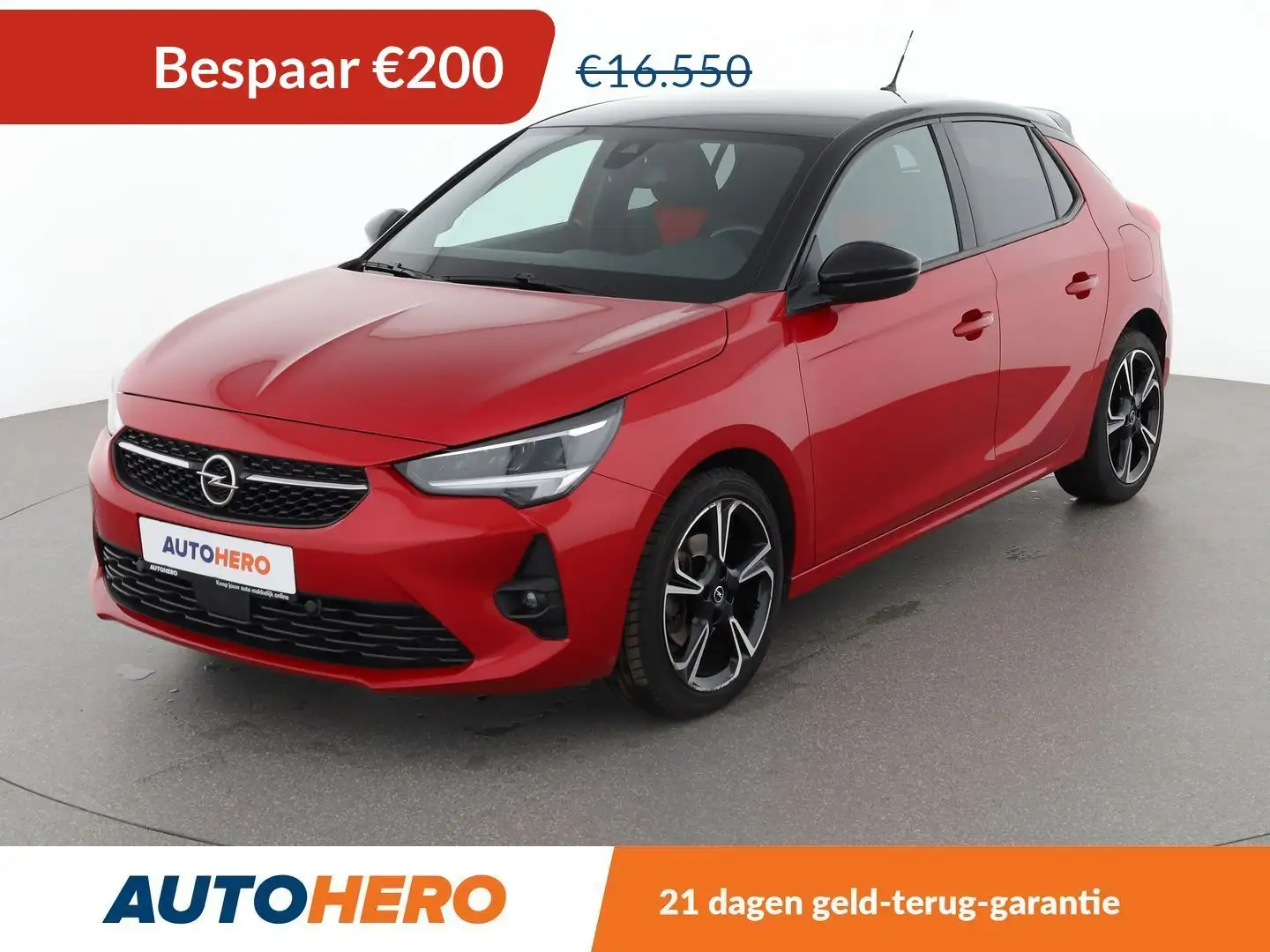 Opel Corsa 1.2 Turbo Rood - 1