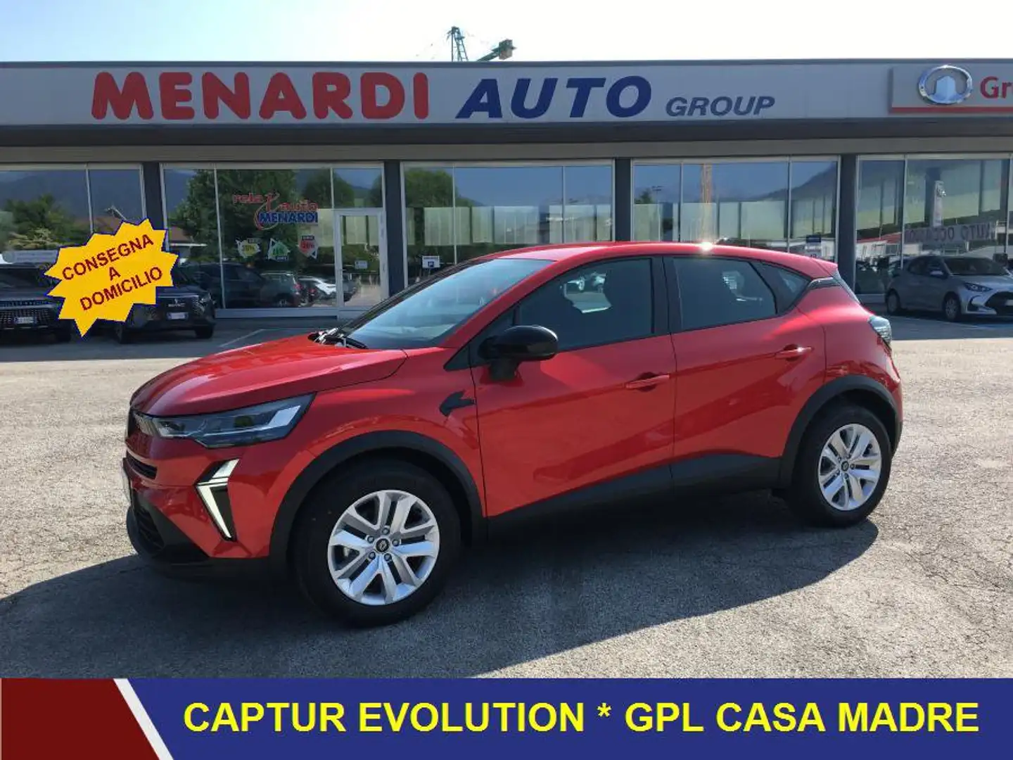 Renault Captur ECO GPL 100 cv Evolution PRONTA CONSEGNA - NUOVA Rosso - 1
