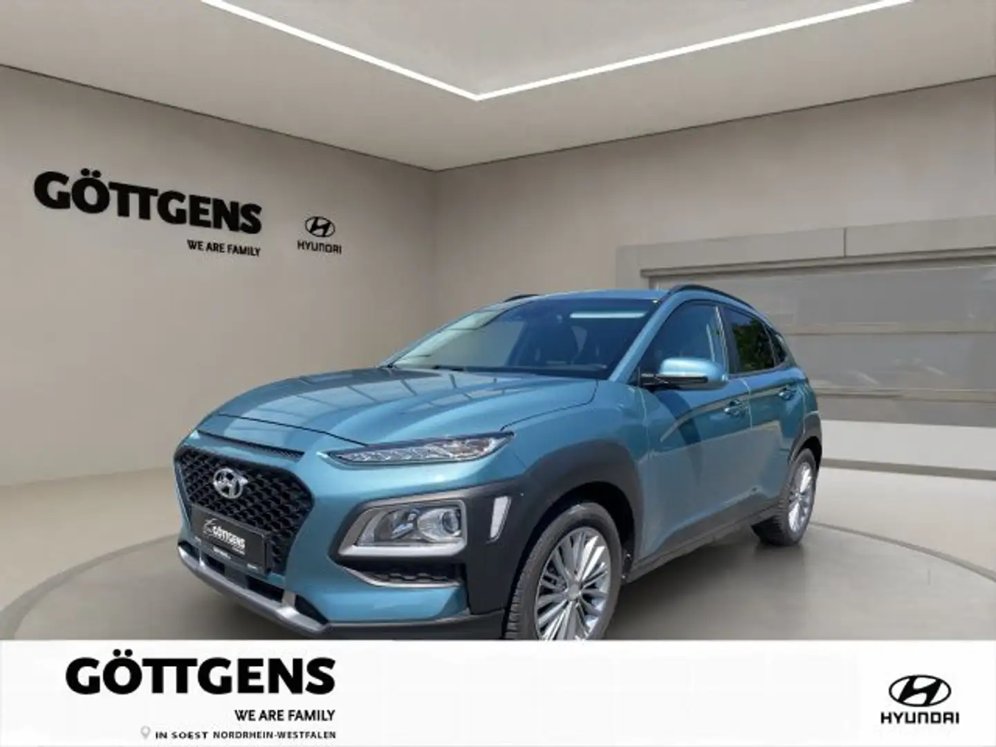 Hyundai KONA 1.0 T-GDI YES! NAVI KRELL BT 17LM GJR SITZH Blauw - 2