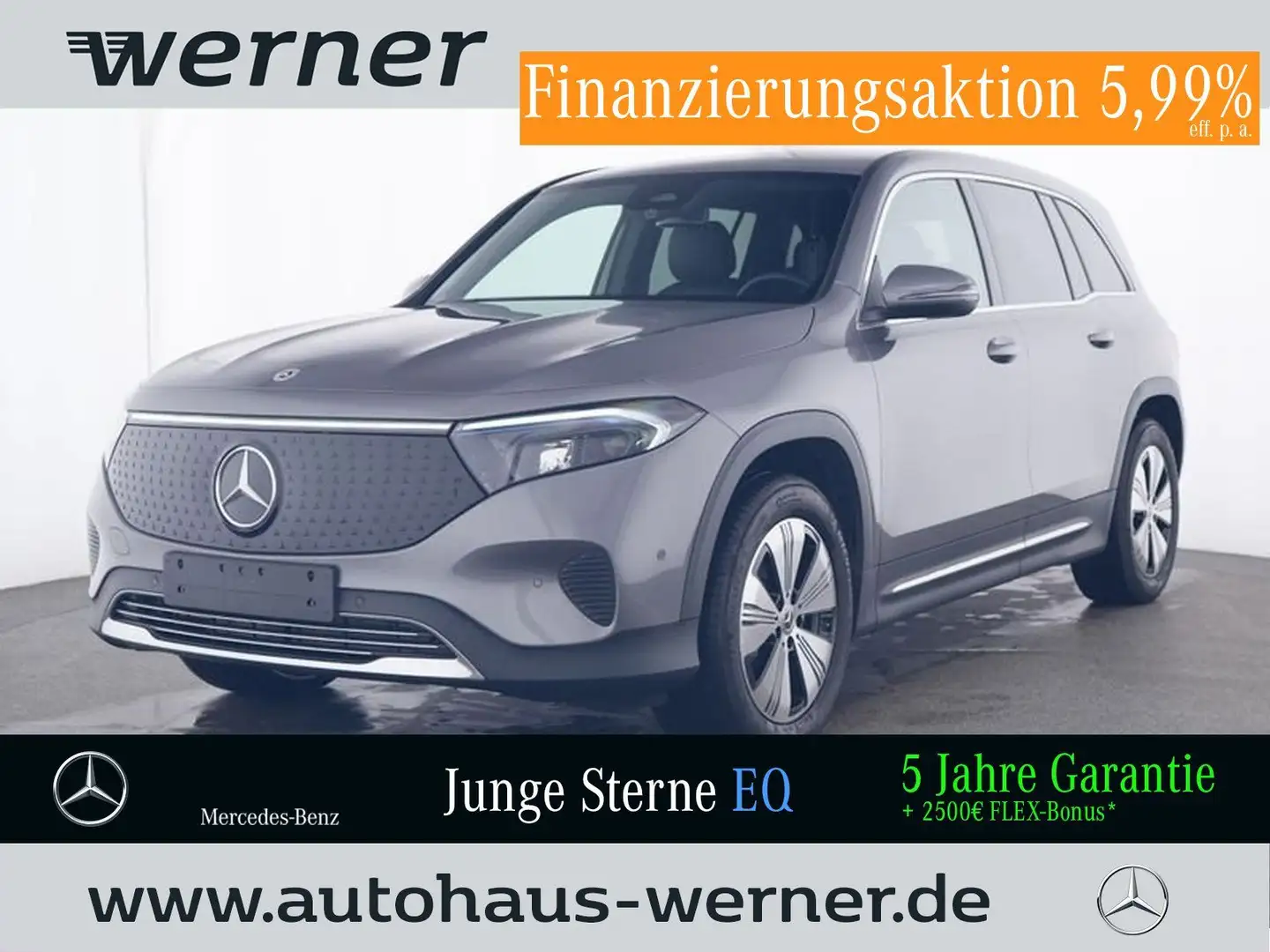 Mercedes-Benz EQB 300 4M PROGR-ADVA WINTER WDGS KAMERA VZA LED Grau - 1