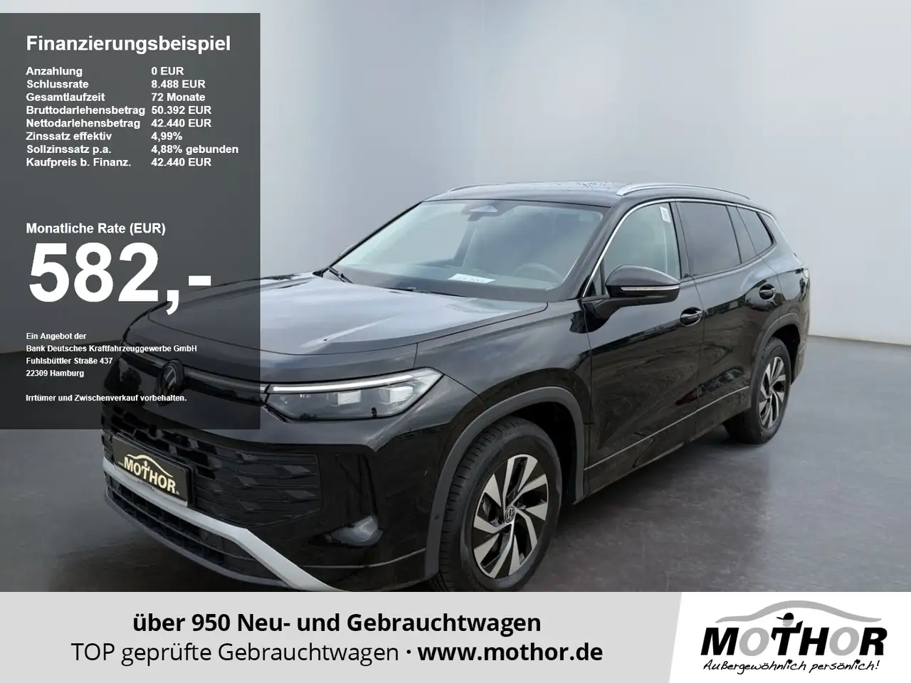 Volkswagen Tayron Life 1.5eTSI DSG ACC Kamera AHK-Schwenkbar