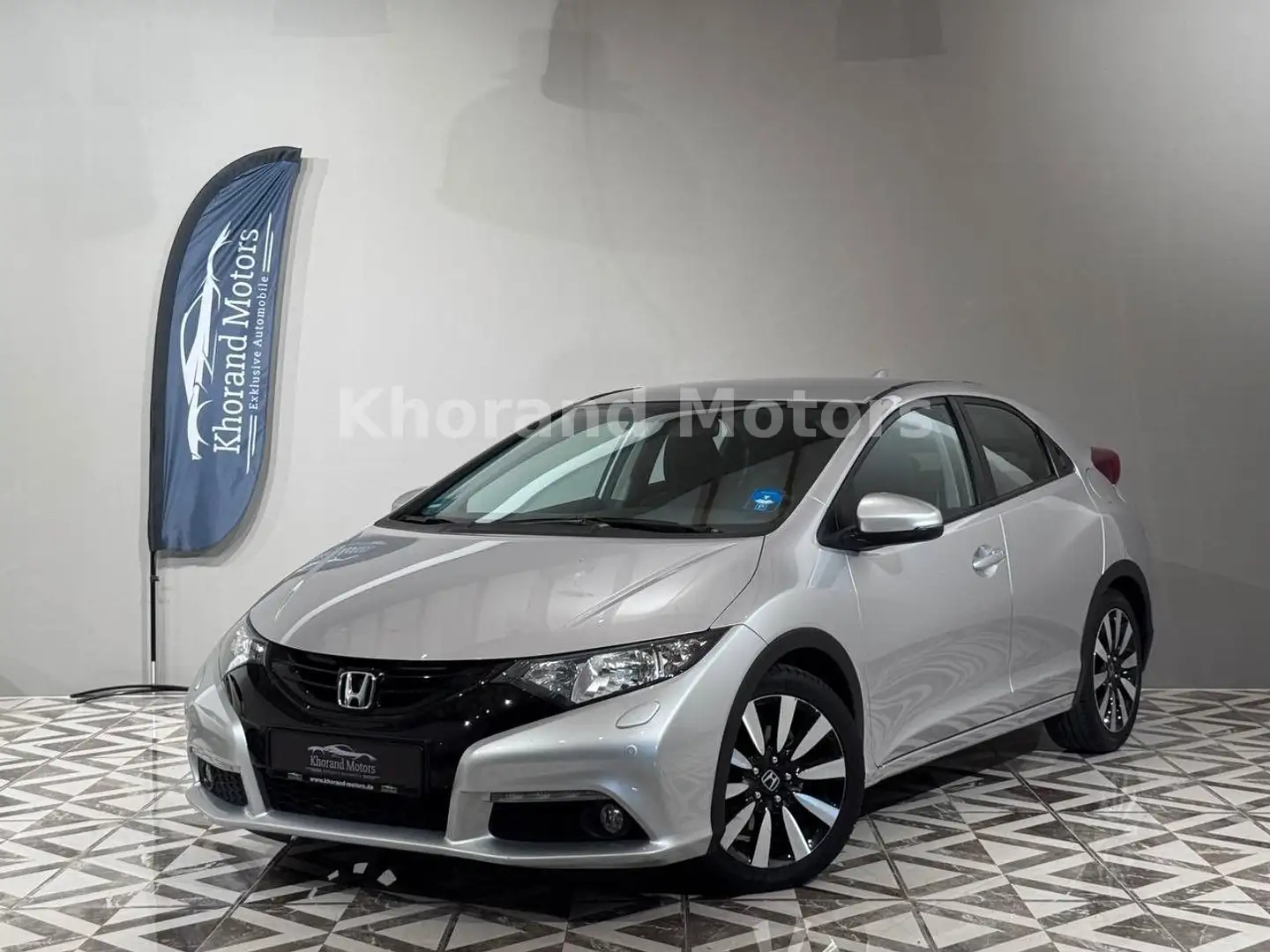 Honda Civic Lim. 5-trg. 1.6 i-DTEC Sport Navi RFK Silber - 1