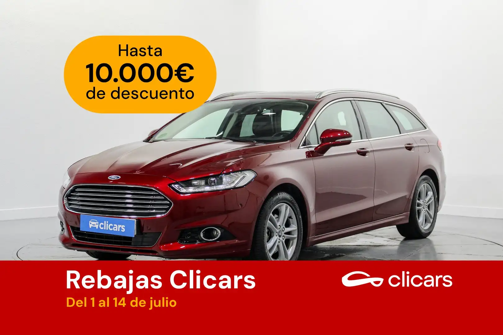 Ford Mondeo SB 2.0TDCI Titanium PowerShift 150 Rouge - 1