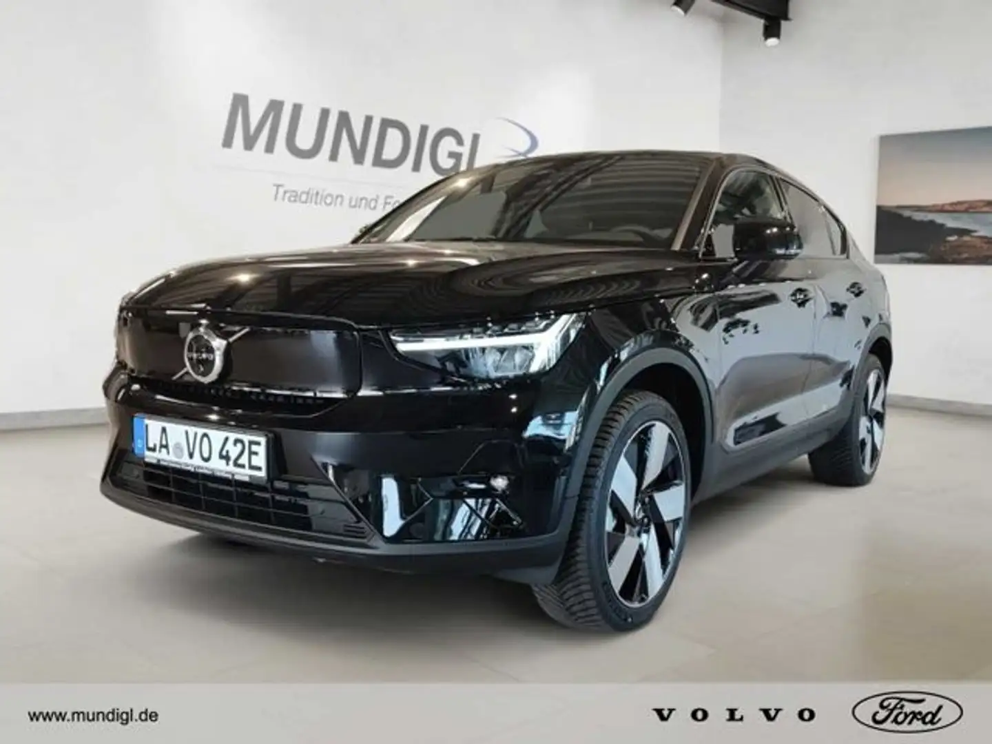 Volvo C40 AWD Ultimate, Twin Motor, Elektrisch Schwarz - 1