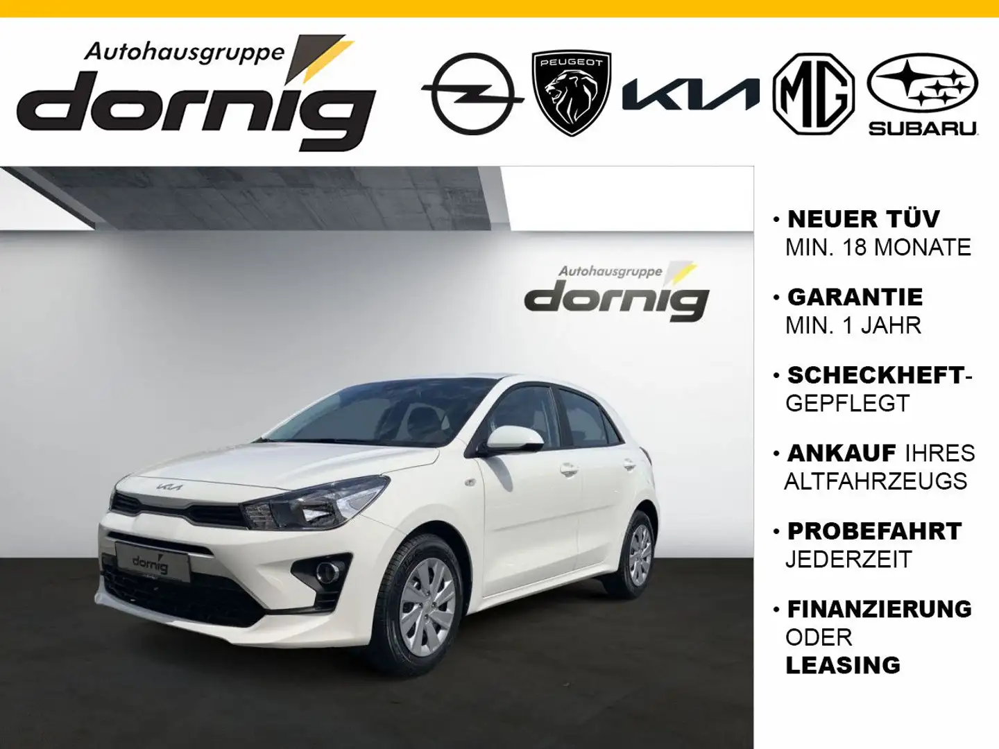 Kia Rio Emotion-Paket , SHZ, LKRHZ Weiß - 1