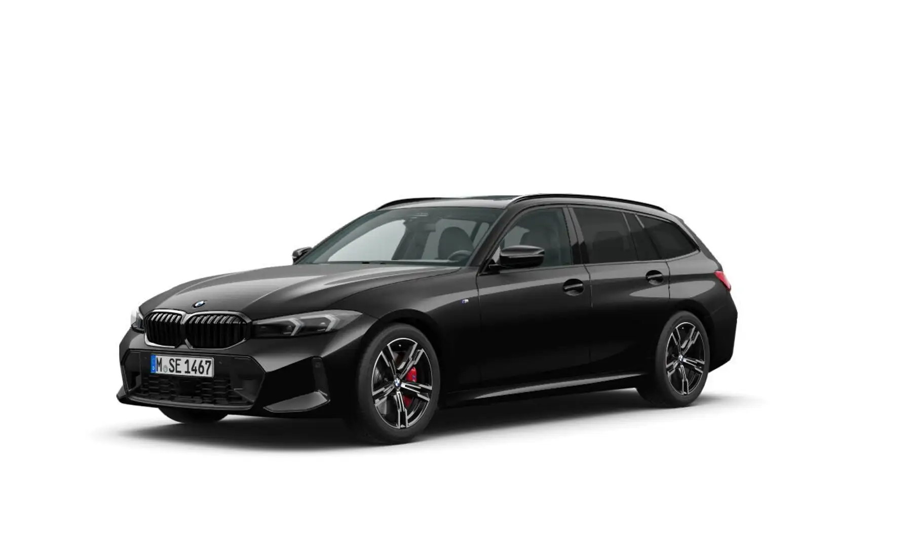 BMW 320 xdT M Sport LED LiveCockPro ACC Pano AHK uvm! Noir - 1