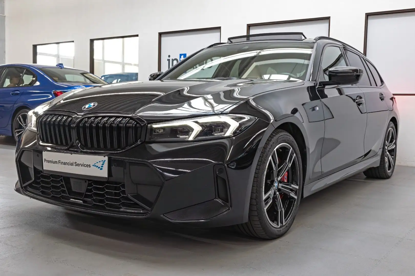 BMW 320 xdT M Sport LED LiveCockPro ACC Pano AHK uvm! Negru - 1