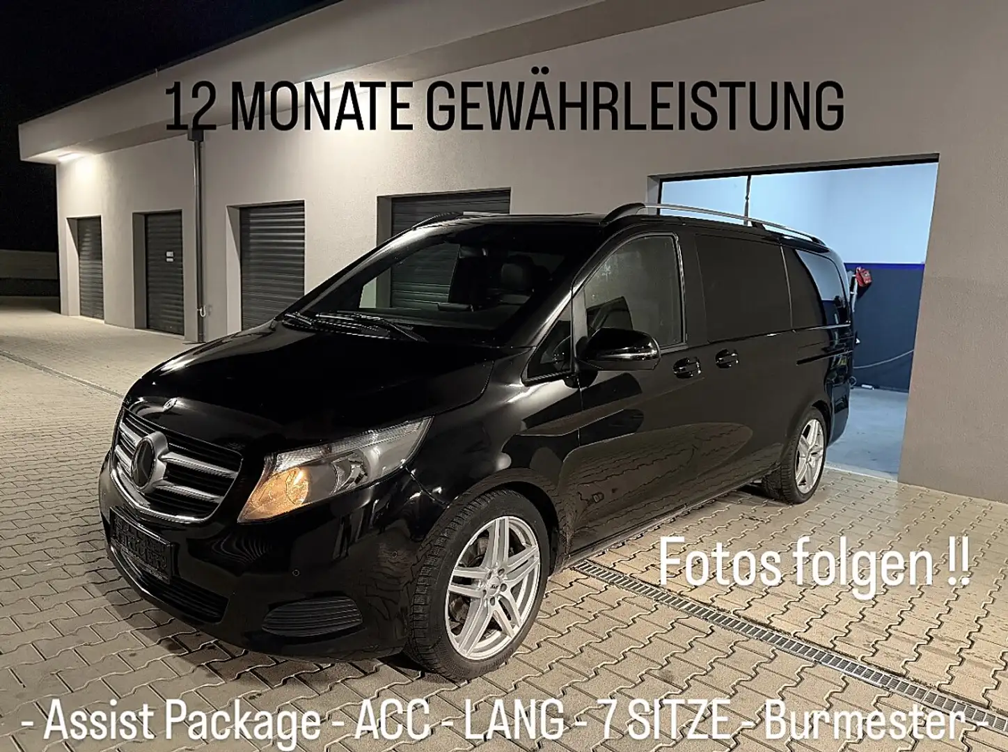 Mercedes-Benz V 250 d lang Aut. - 7 SITZE - ASSIST PACKAGE - LEDER ... Schwarz - 1