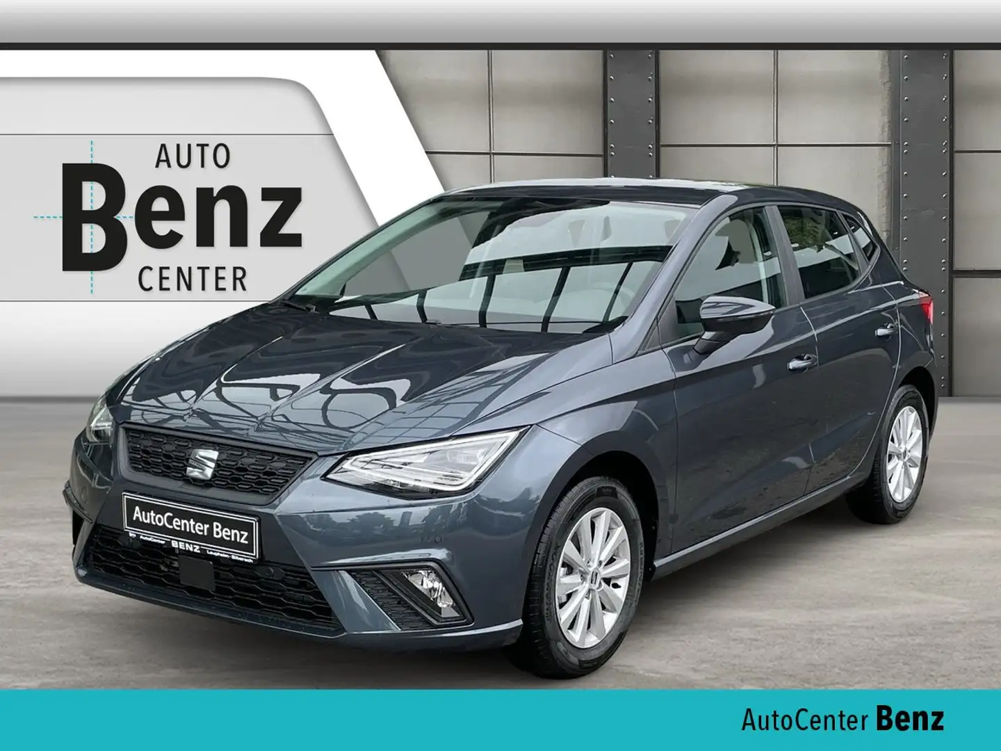 SEAT Ibiza 1.0 TSI STYLE SHZ*APP*LED*CLIMATR*ALU*GRA* Klima Gris - 1