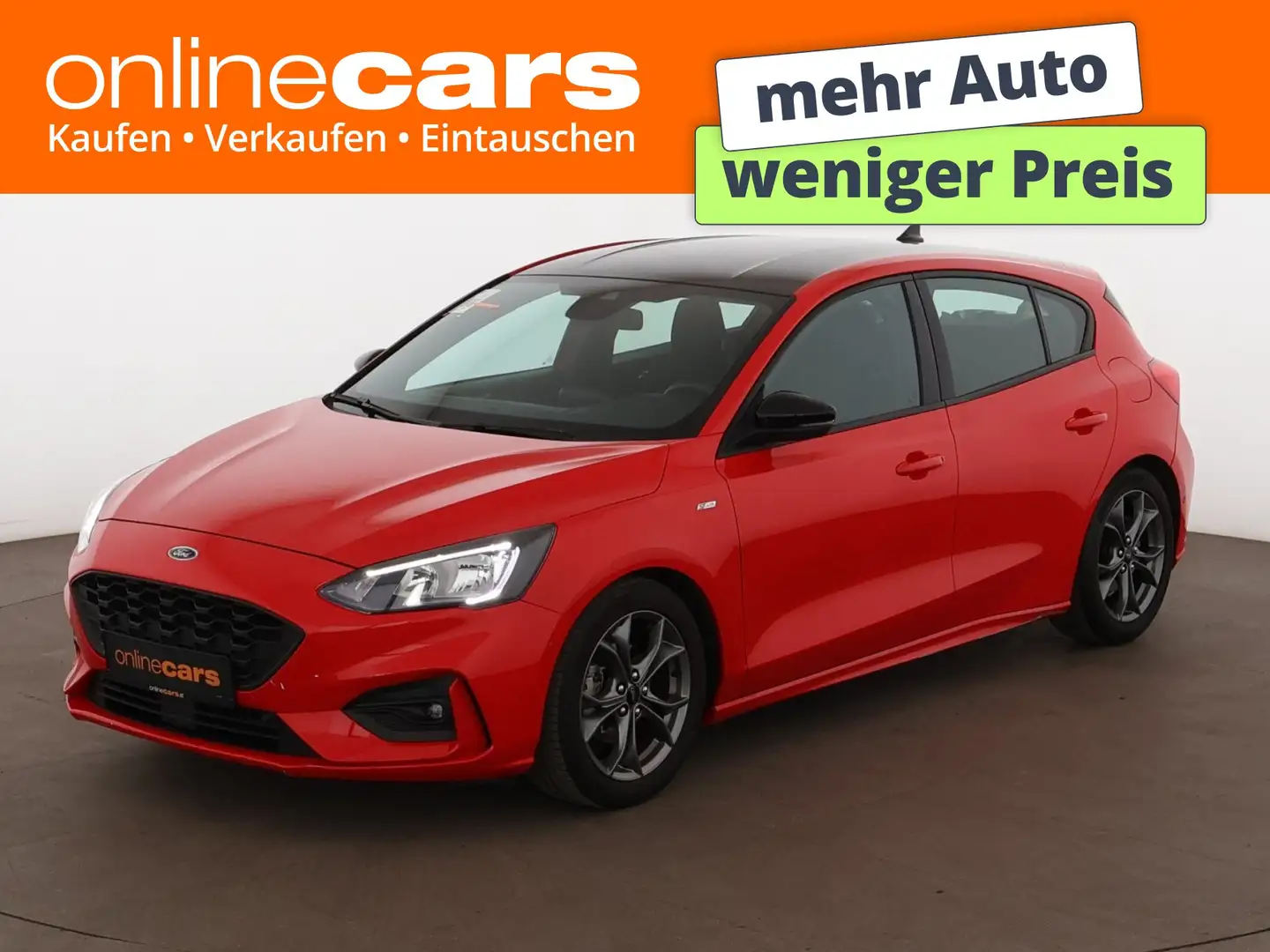 Ford Focus 1.0 ST-Line R-CAM SITZHZG TEMPOMAT PDC Rot - 1