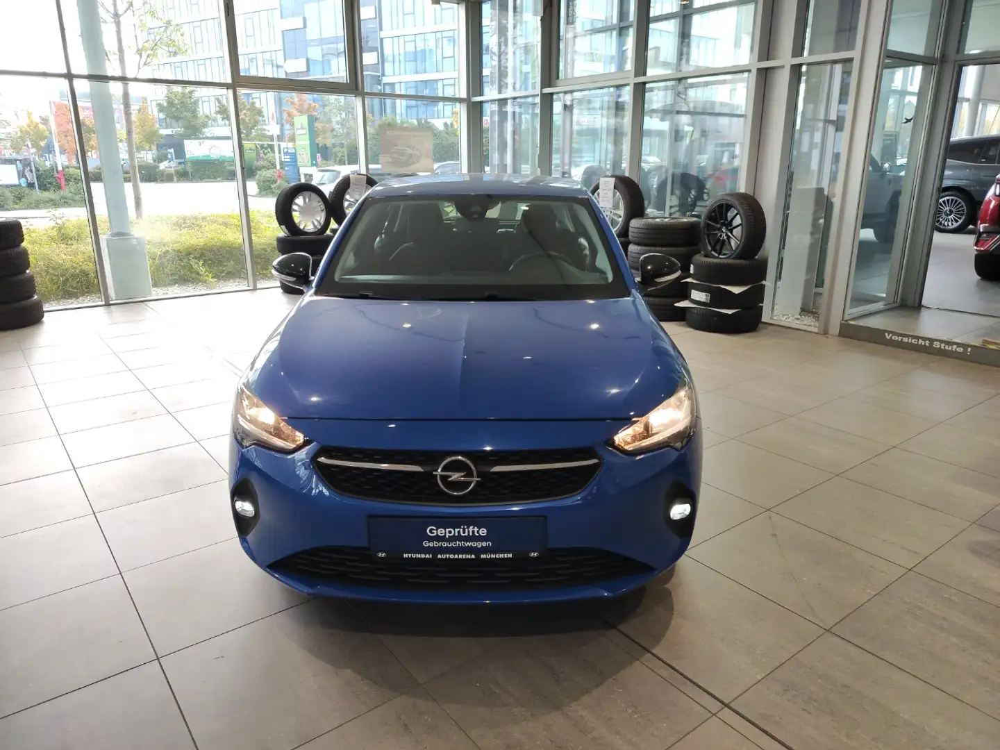 Opel Corsa F 1.2 Turbo Edition LM KAM PDC SHZ SpurH Blu/Azzurro - 2