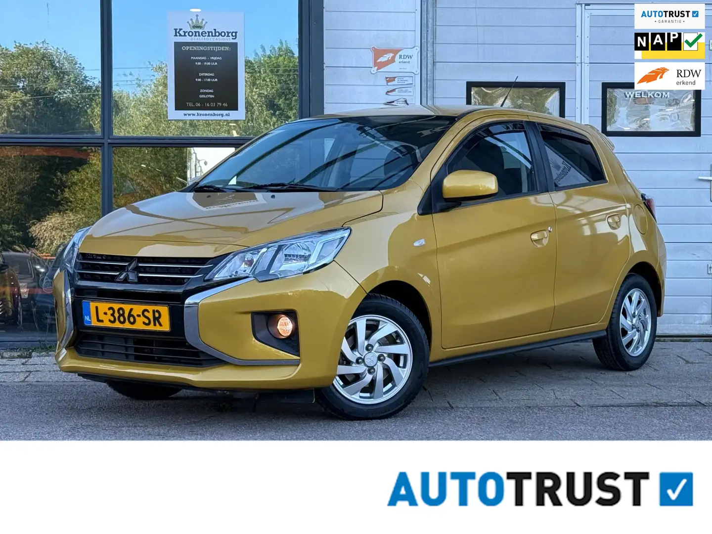 Mitsubishi Space Star 1.2 Active, CRUISECR, NAP, NAVI Geel - 1
