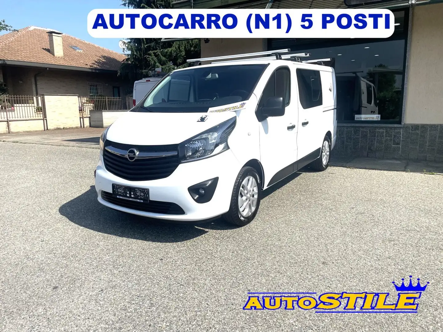 Opel Vivaro 1.6 BiTurbo Cdti 145cv AUTOCARRO N1 5 POSTI Bianco - 1