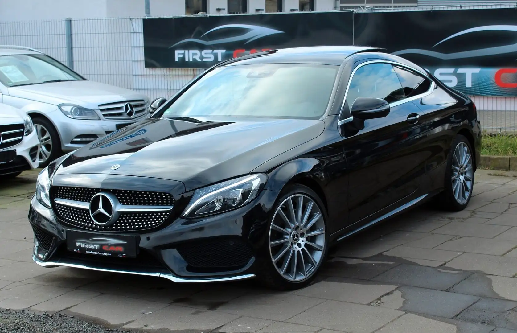 Mercedes-Benz C 220 d Coupe AMG-Line|PANO|KAMERA|BURMESTER|19"| Schwarz - 1