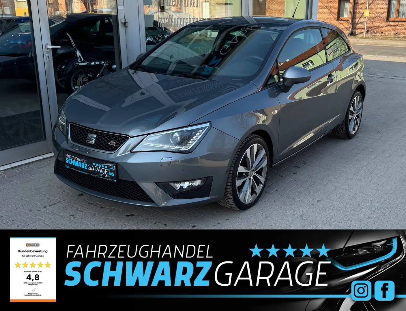 SEAT Ibiza SC FR*NAVI*SHZ*TEMPOMAT*PDC* Gris - 1