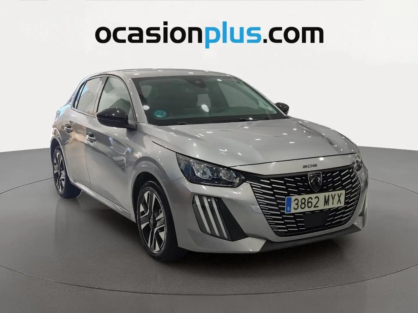 Peugeot 208 1.2 Puretech S&S Allure 100 Gris - 2