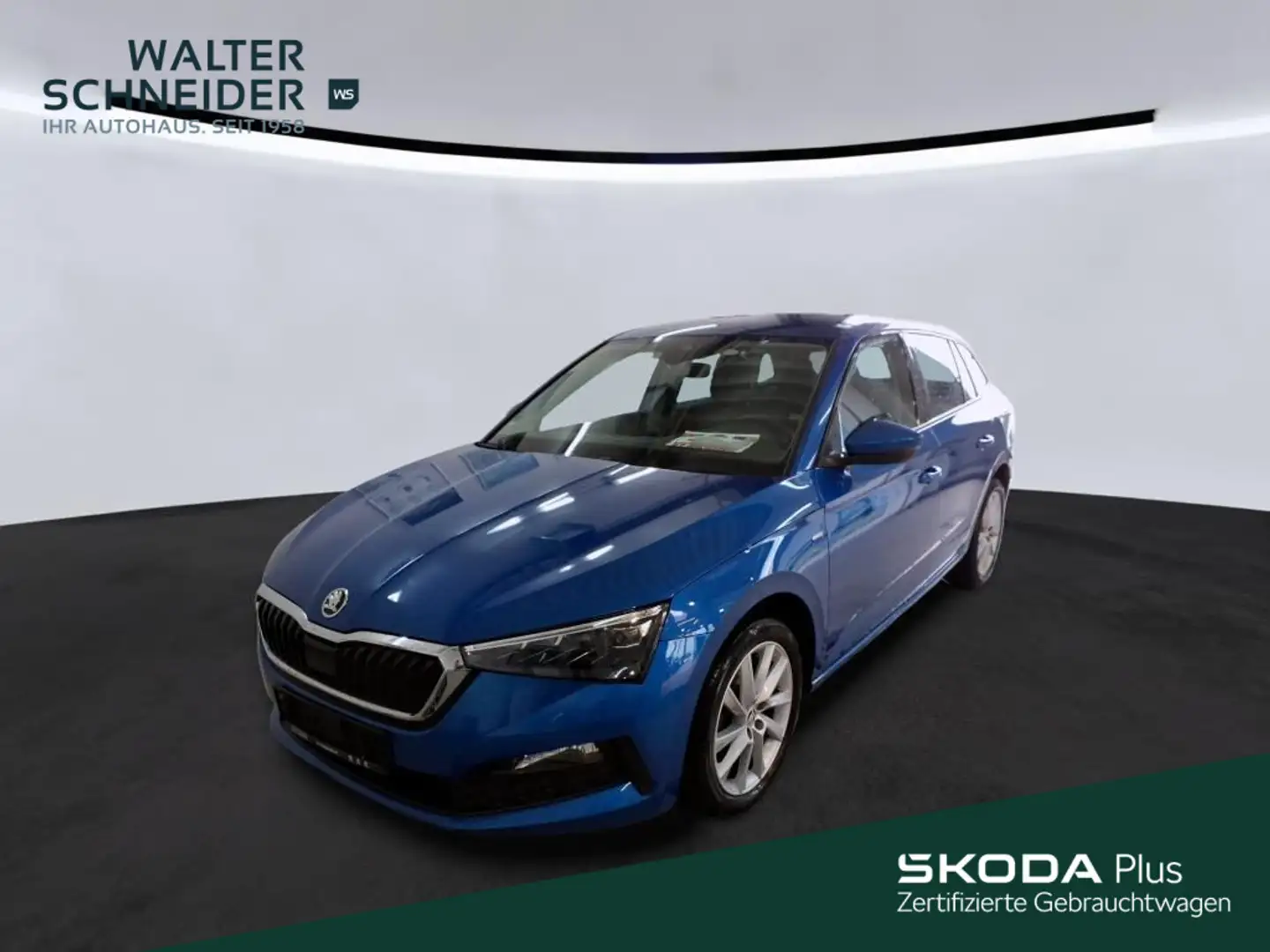 Skoda Scala 1.0 TSI Clever LED SHZ PDC Blau - 1