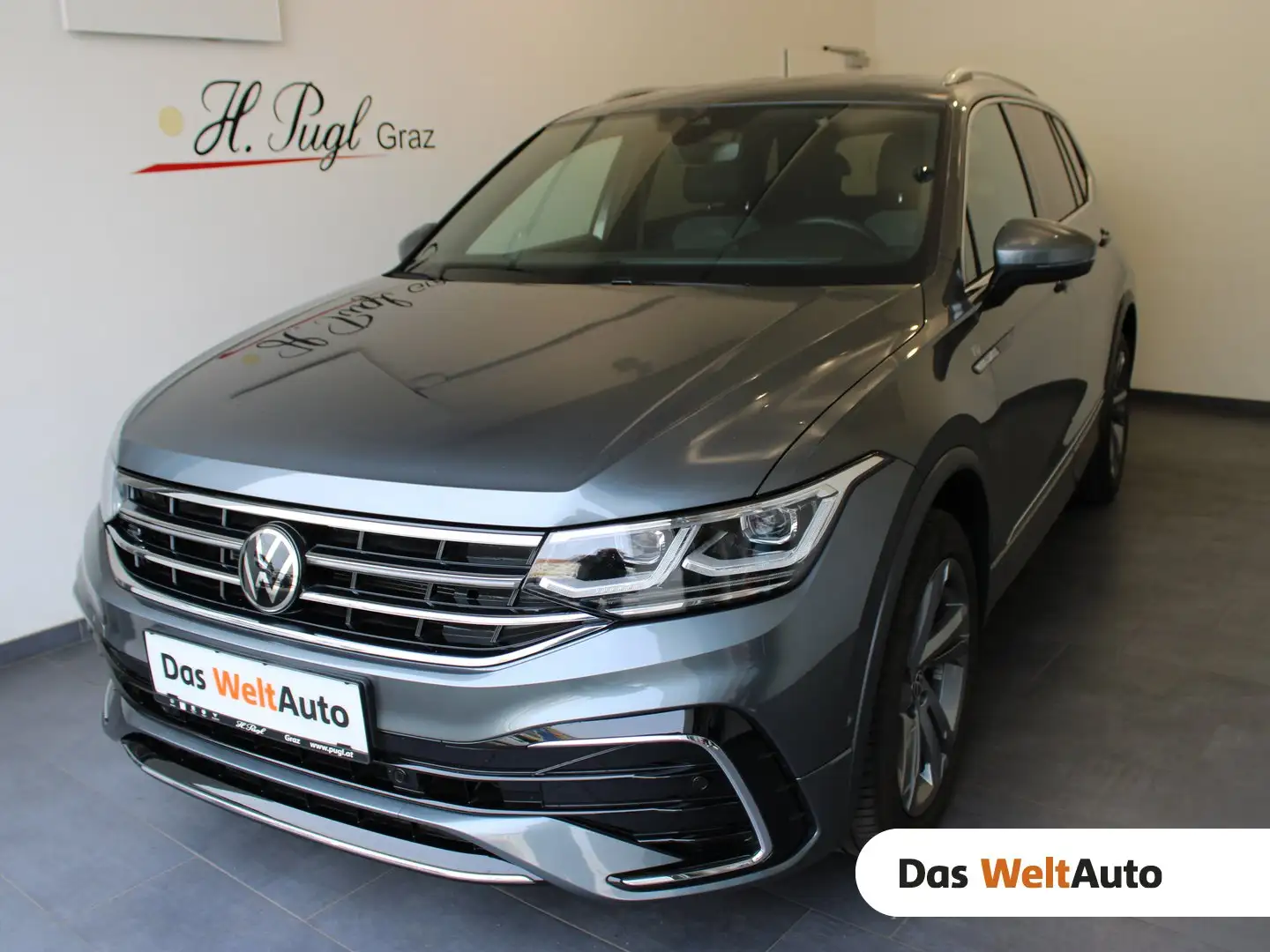 Volkswagen Tiguan Allspace R-Line TDI DSG Grau - 1