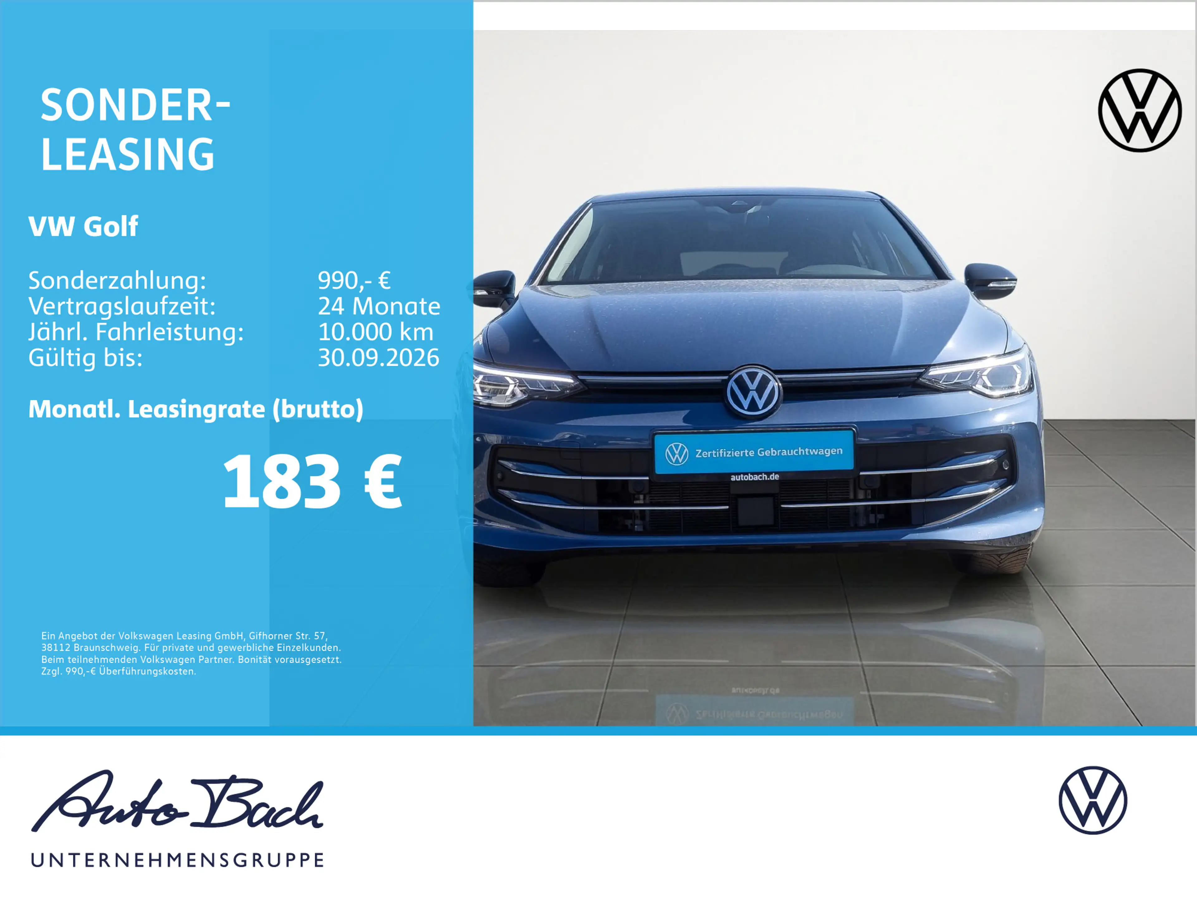 Volkswagen Golf VIII Goal 1.5 eTSI DSG Navi Matrix ACC AHK — photo 2