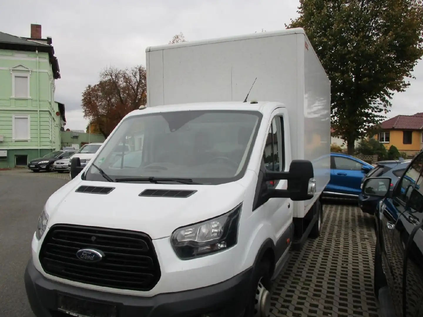 Ford Transit 470 L4 Einzelkabine, Evels Kofferaufbau,AHK 3500KG Blanc - 1