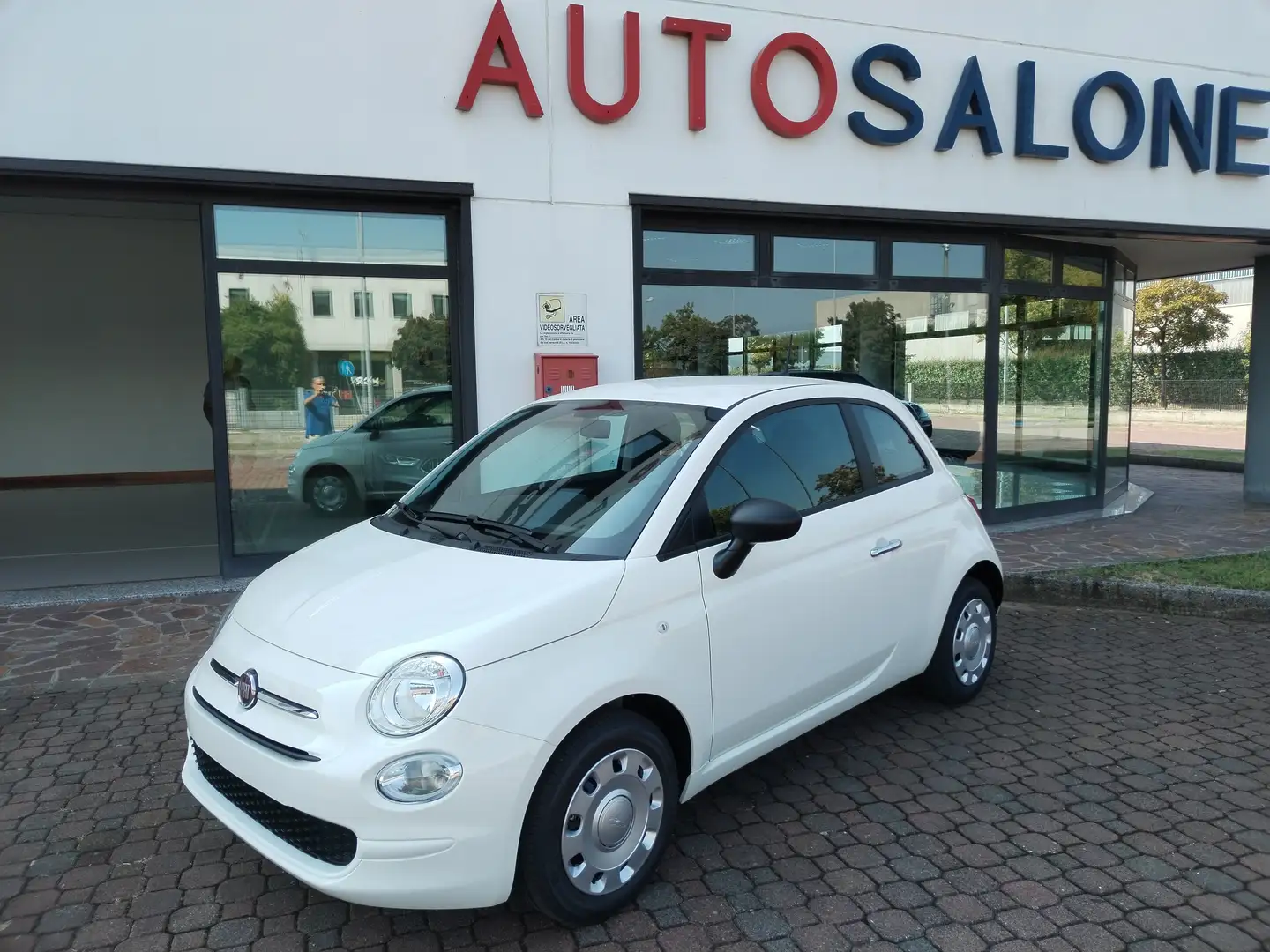 Fiat 500 500 1.0 hybrid 70cv Weiß - 1