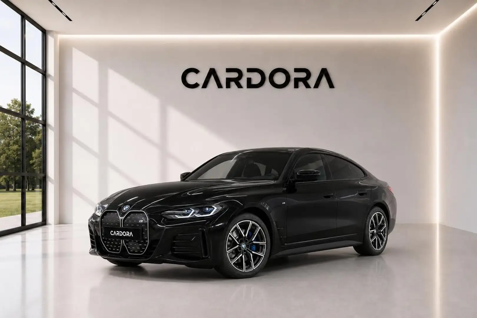 BMW i4 - M50 i xDrive LED*LEDER*SKY*AHK*RFK*TEMPOMAT Schwarz - 1