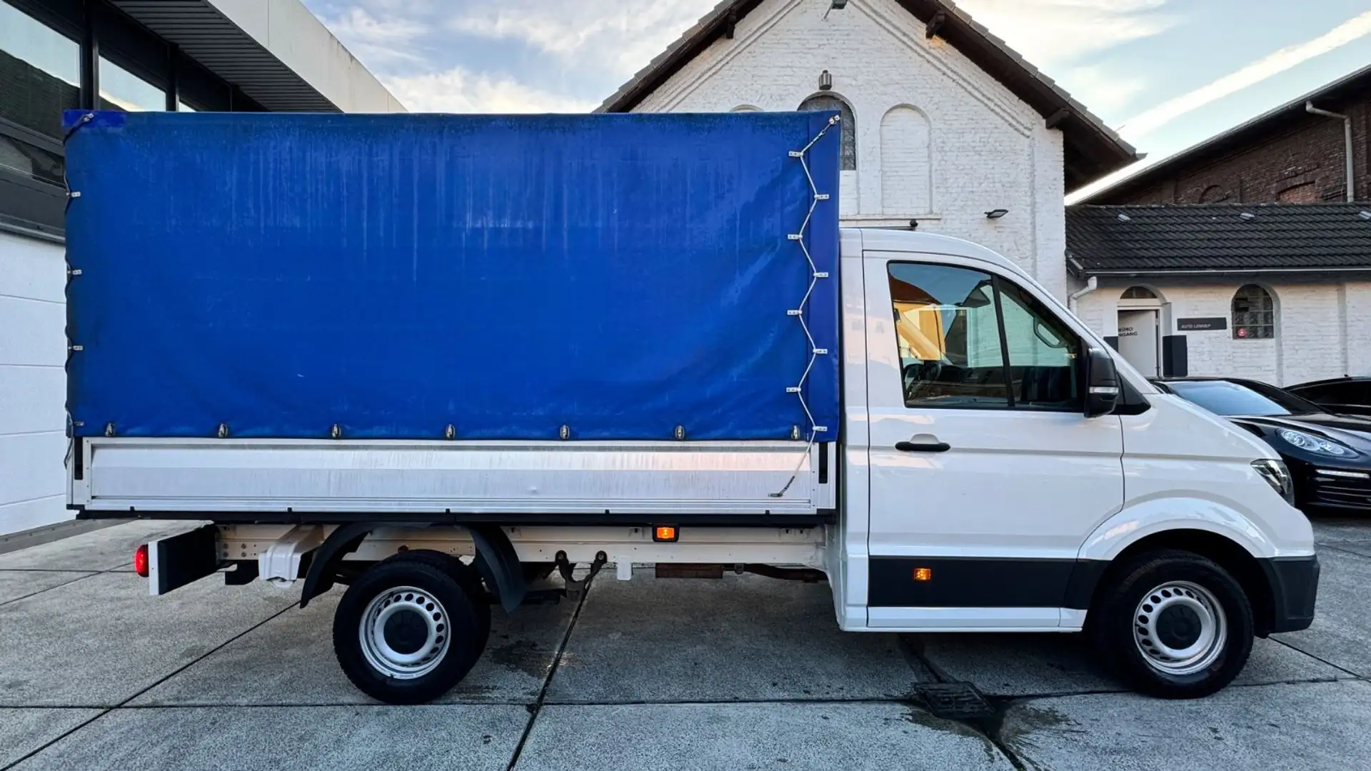 Volkswagen Crafter Pritsche Plane*Mittellang L2*1Hd*AHK*BC Blanc - 2