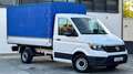 Volkswagen Crafter Pritsche Plane*Mittellang L2*1Hd*AHK*BC Blanc - thumbnail 1