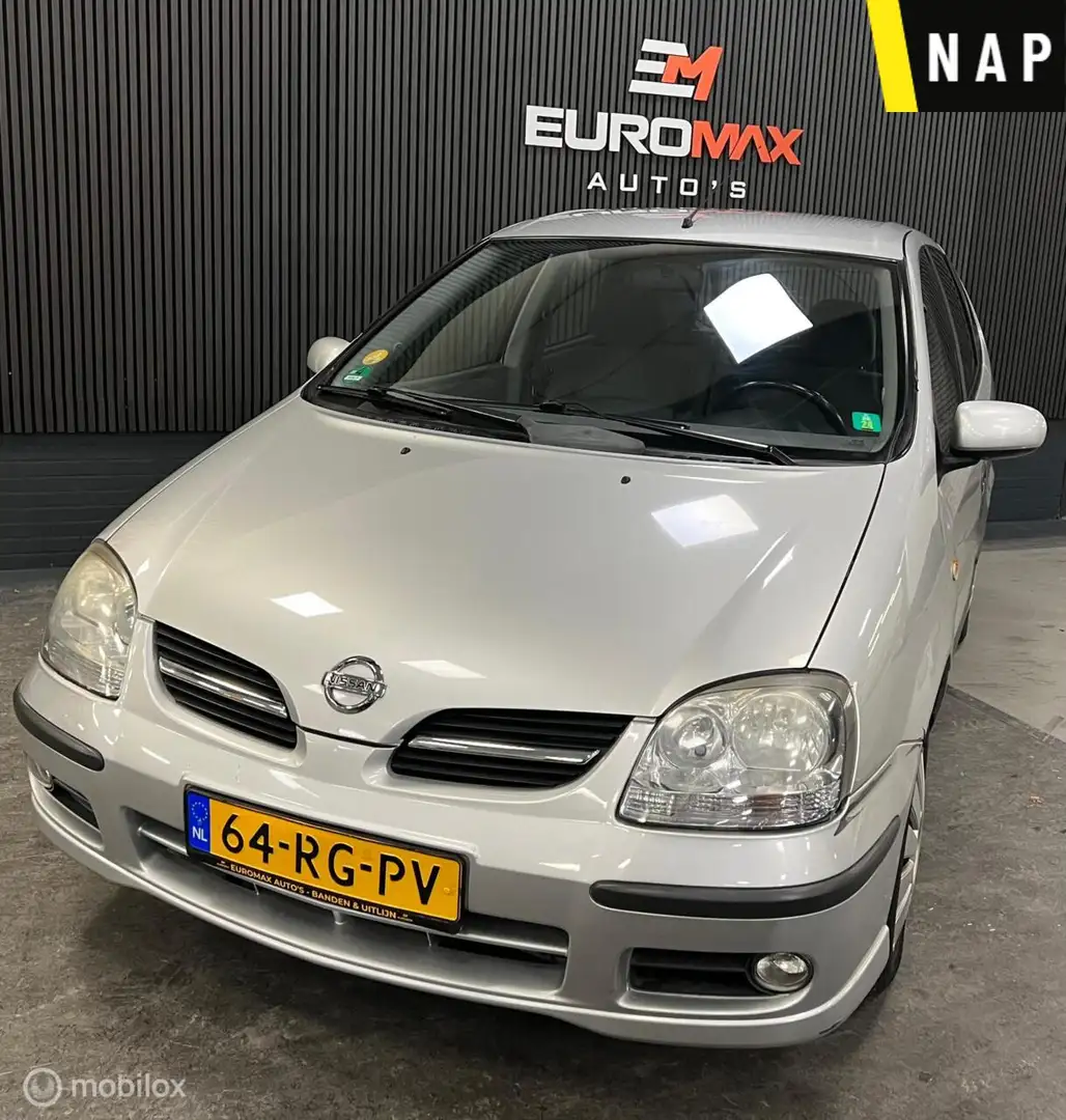 Nissan Almera Tino 1.8 NAP - Airco - NAV Gris - 1