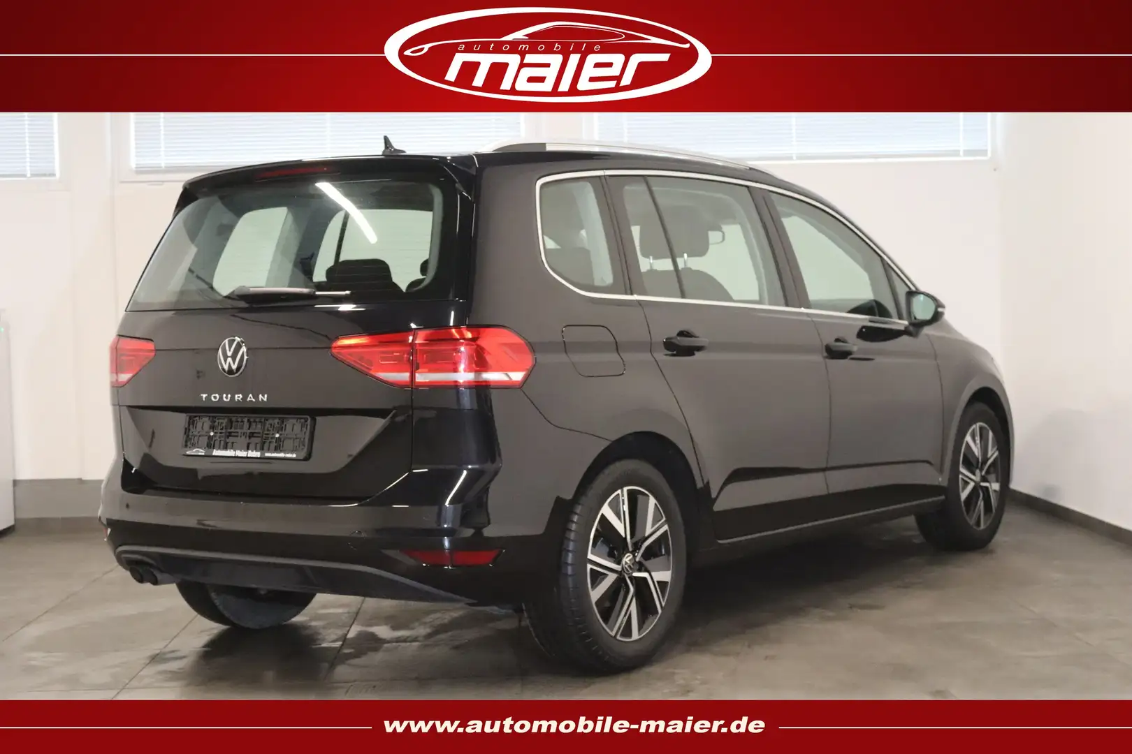 Volkswagen Touran 2.0 TDI DSG Highline-7SI.-NAV-LED-AHK- Schwarz - 2