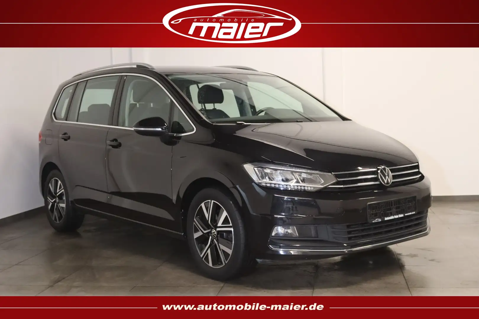 Volkswagen Touran 2.0 TDI DSG Highline-7SI.-NAV-LED-AHK- Schwarz - 1