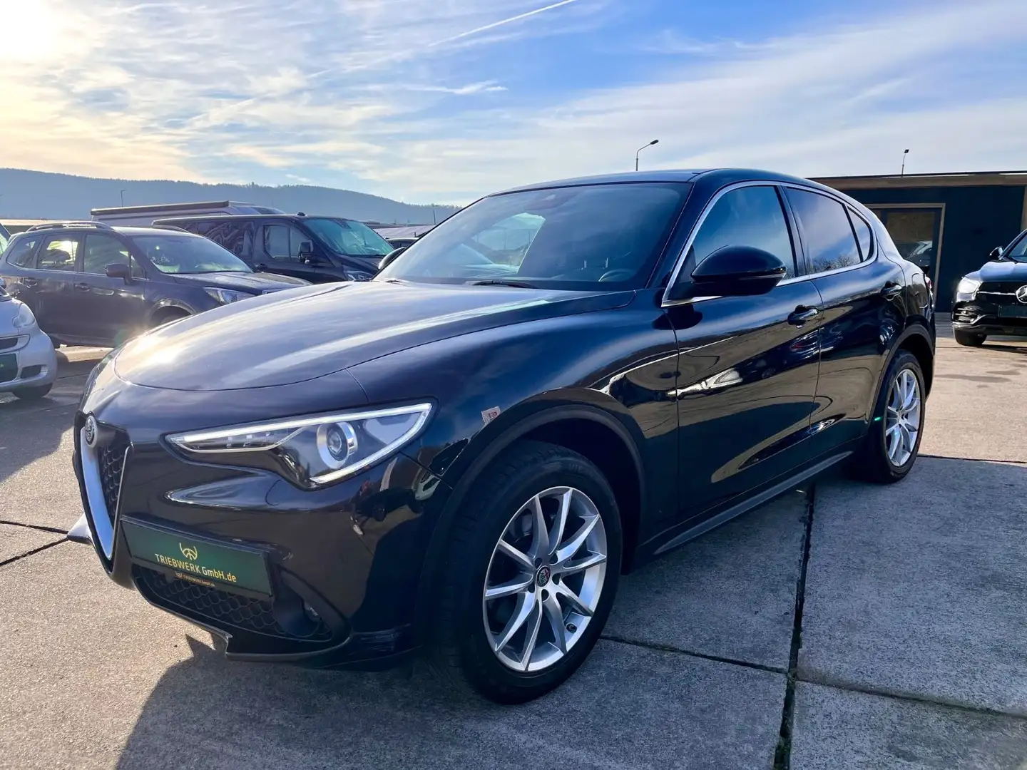 Alfa Romeo Stelvio Super Q4 Automatik Pano Leder AHK Allrad Noir - 1