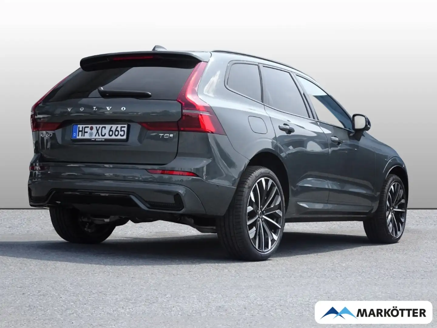 Volvo XC60 T8 AWD Ultra Dark Plug-In Hybrid/Massagesitze Grün - 2