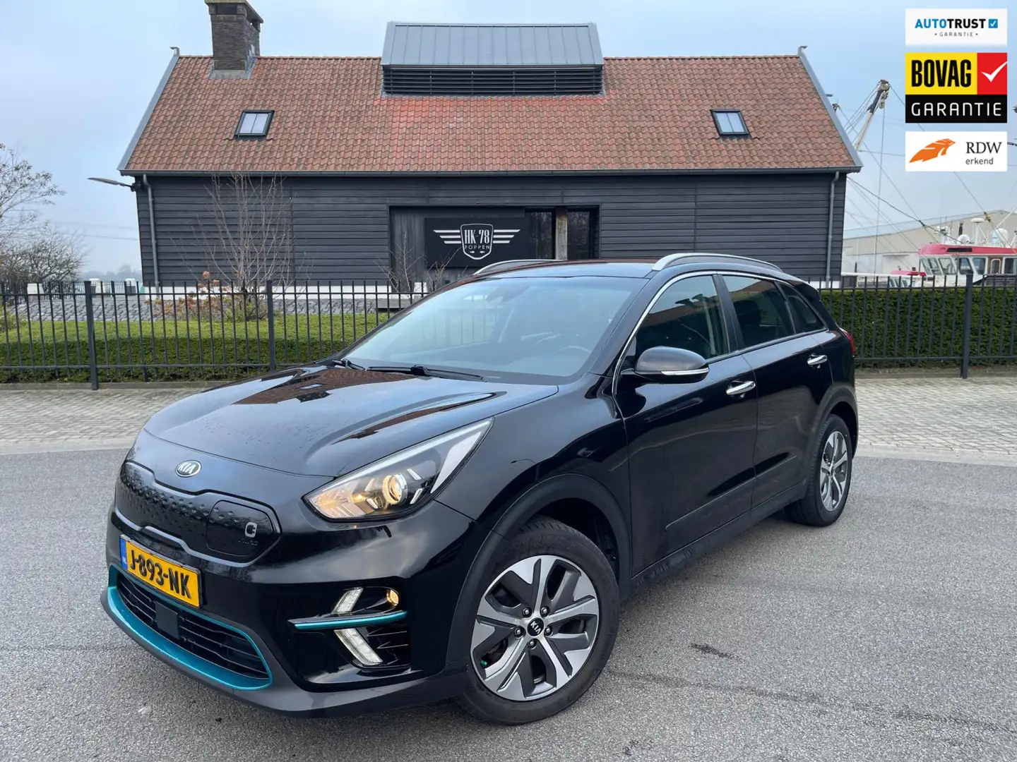 Kia e-Niro DynamicLine 64 kWh BEV Elektrisch APPEL- CARPLAY L Noir - 1