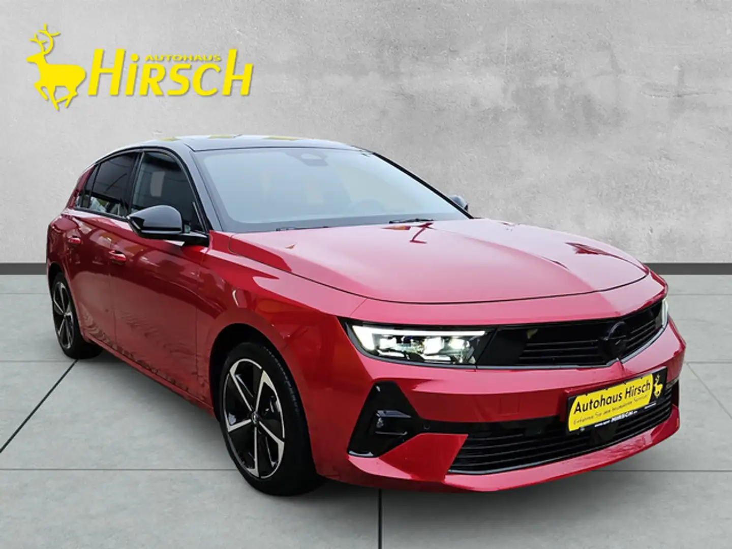 Opel Astra 1.2 GS PANO+AHK+NAVI+MATRIX-LED+ALCAN+360°+SHZ Rot - 1