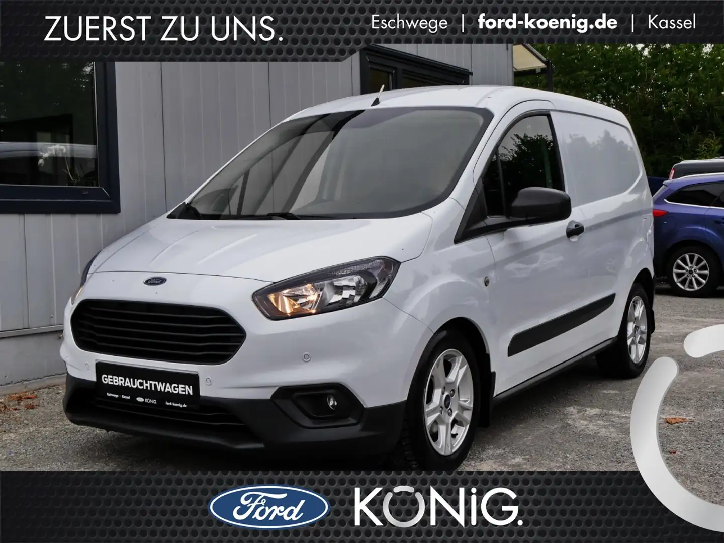 Ford Transit Courier Trend Navi+Parkpilot+Sitzheizung Klima Navi Weiß - 1