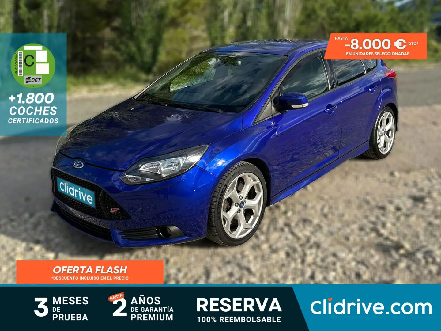 Ford Focus 2.0 Ecoboost ST Azul - 1