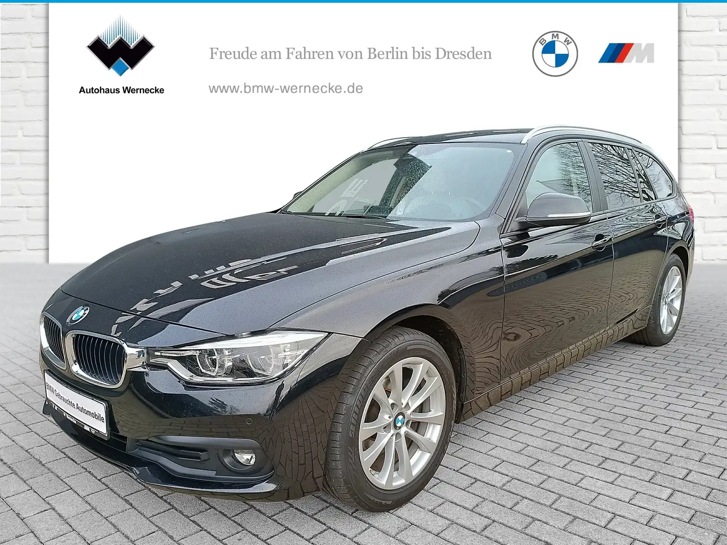 BMW 320 d Touring Advantage Head-Up LED WLAN RFK Shz Zwart - 1