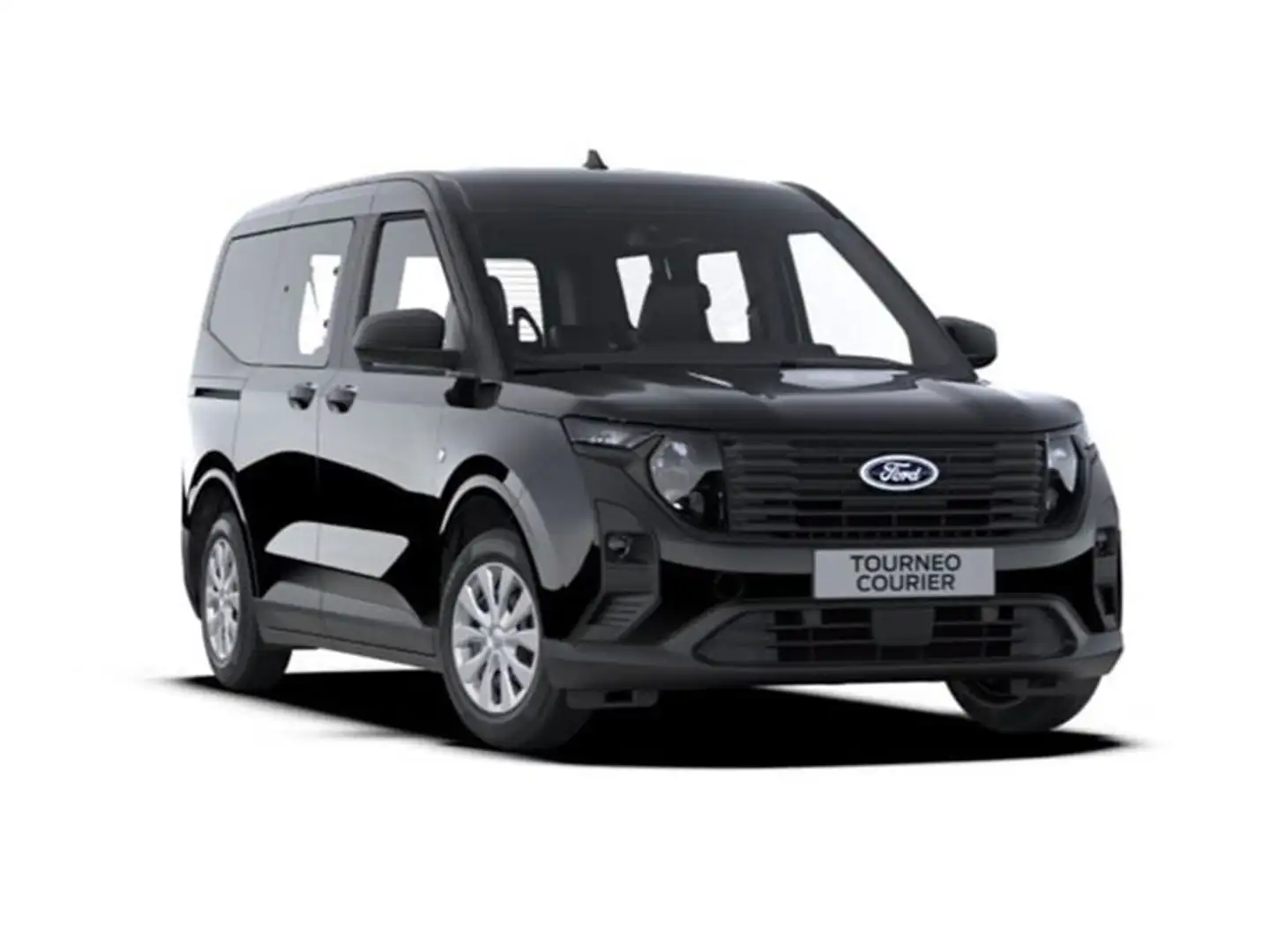 Ford Tourneo Courier Trend 1.0 Ecoboost 125ps / 92kw A7 Zwart - 1